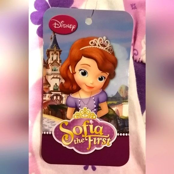 🔥SALE🔥 Disney Sofia the First 3 Piece Pajama Set Size 2 NWT Princess - Picture 9 of 11